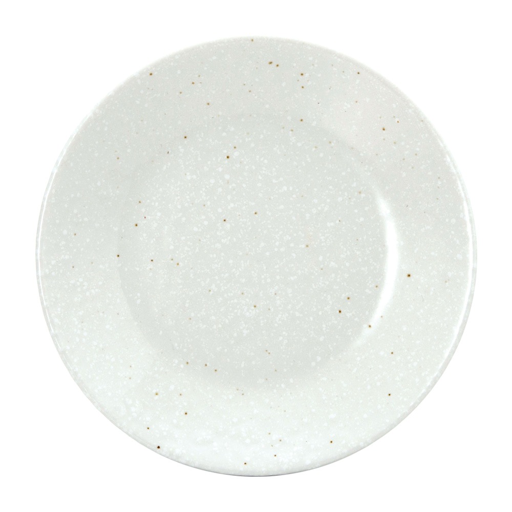 【YAMATSU STANDARD】12cm  平皿 浅皿 取り皿  サラダ 丸皿 プレート 皿 白 茶  ホワイト ブラウン  おしゃれ 収納 カフェ食器 シンプル 美濃焼 磁器 ポーセラーツ BPAフリー ギフト 業務用 軽い 日本製