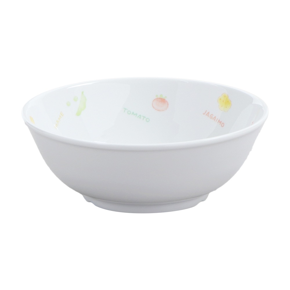 【強化磁器】12.3cm 使いやすい 浅めボール