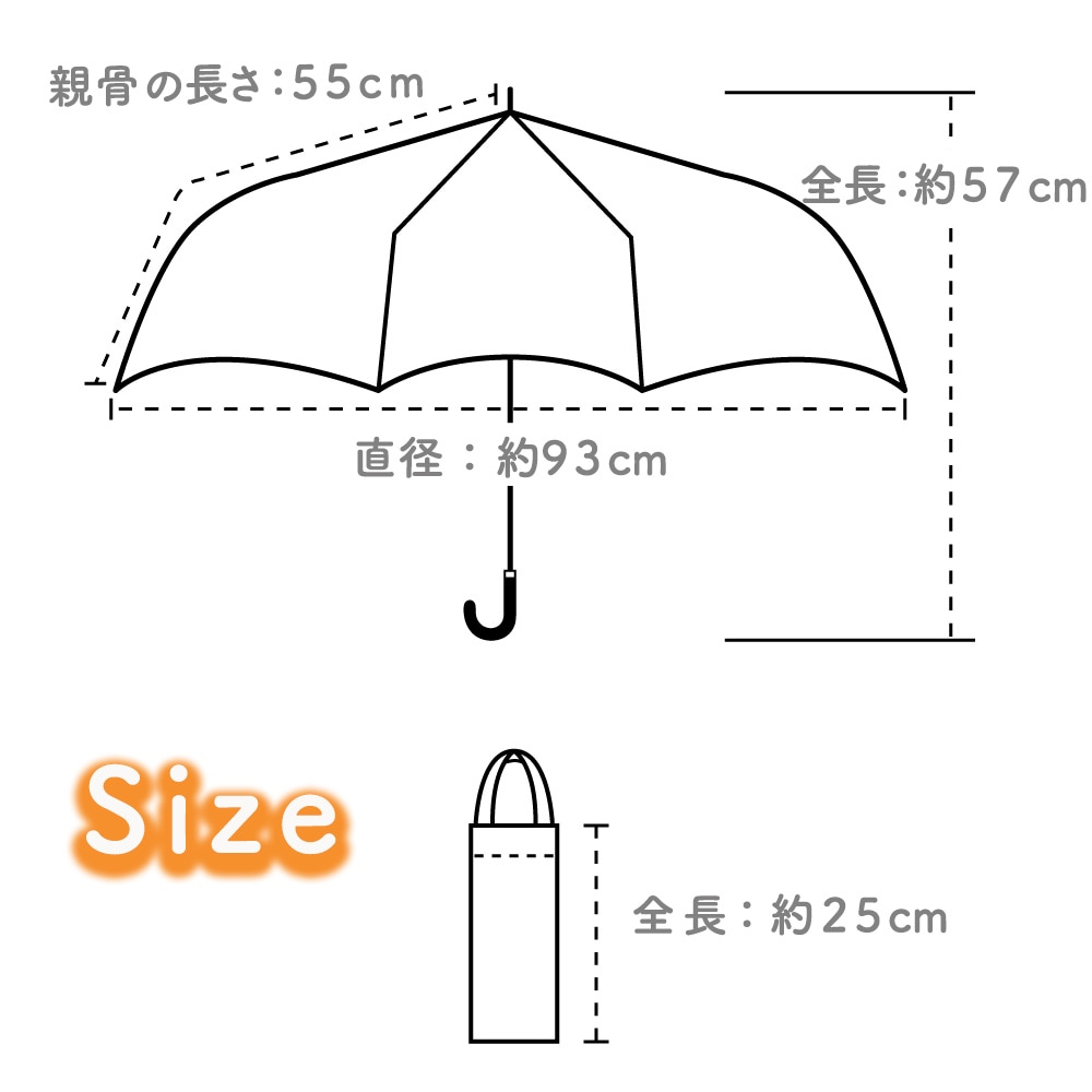 晴雨兼用傘 インサイドカラーtiny 折りたたみ傘 遮光 UV UV