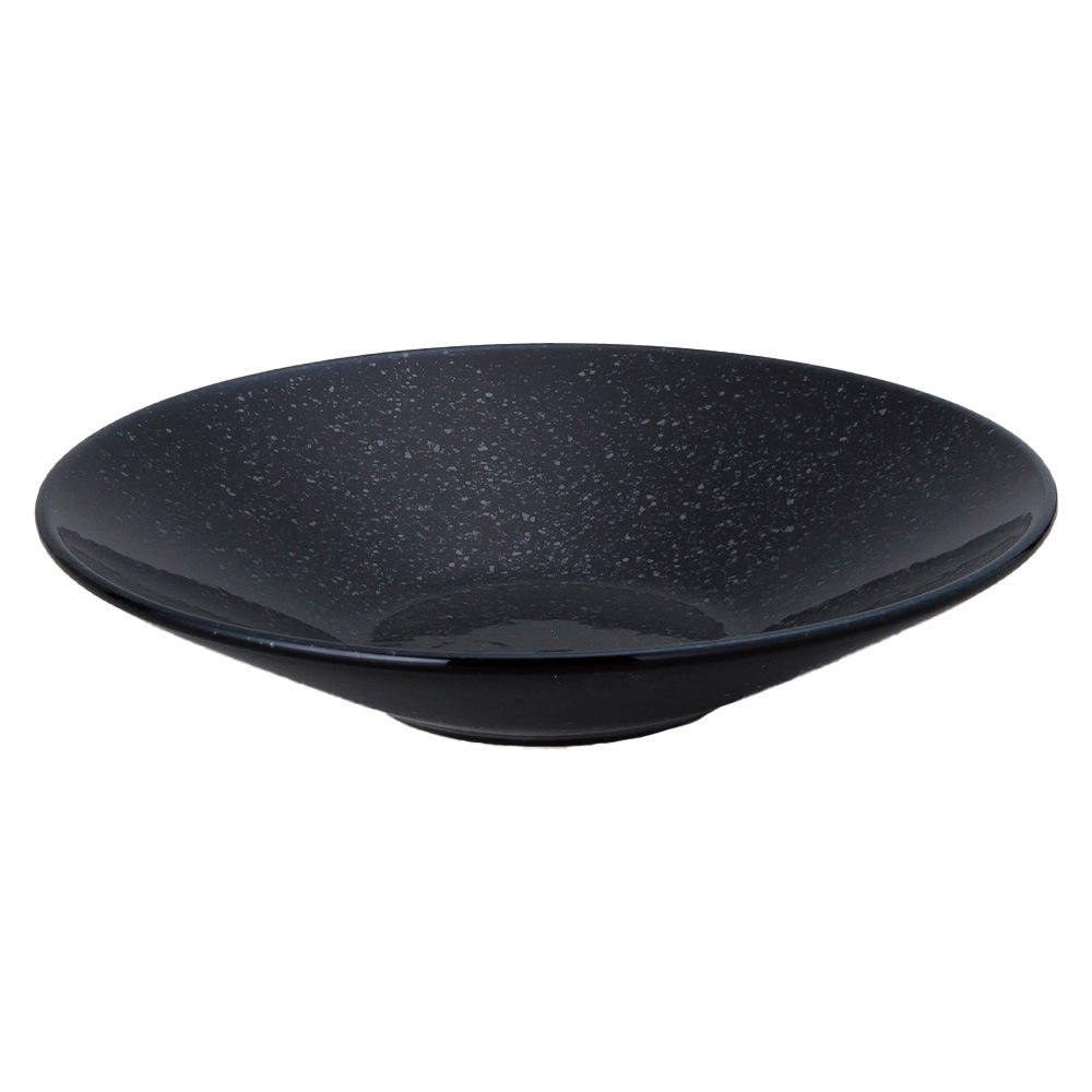 【YAMATSU STANDARD】17cm 深皿 取り皿 サラダ 丸皿 プレート 皿 白 黒 ホワイト ブラック おしゃれ 収納 カフェ食器 シンプル 美濃焼 磁器 ポーセラーツ BPAフリー ギフト 業務用 軽い 日本製