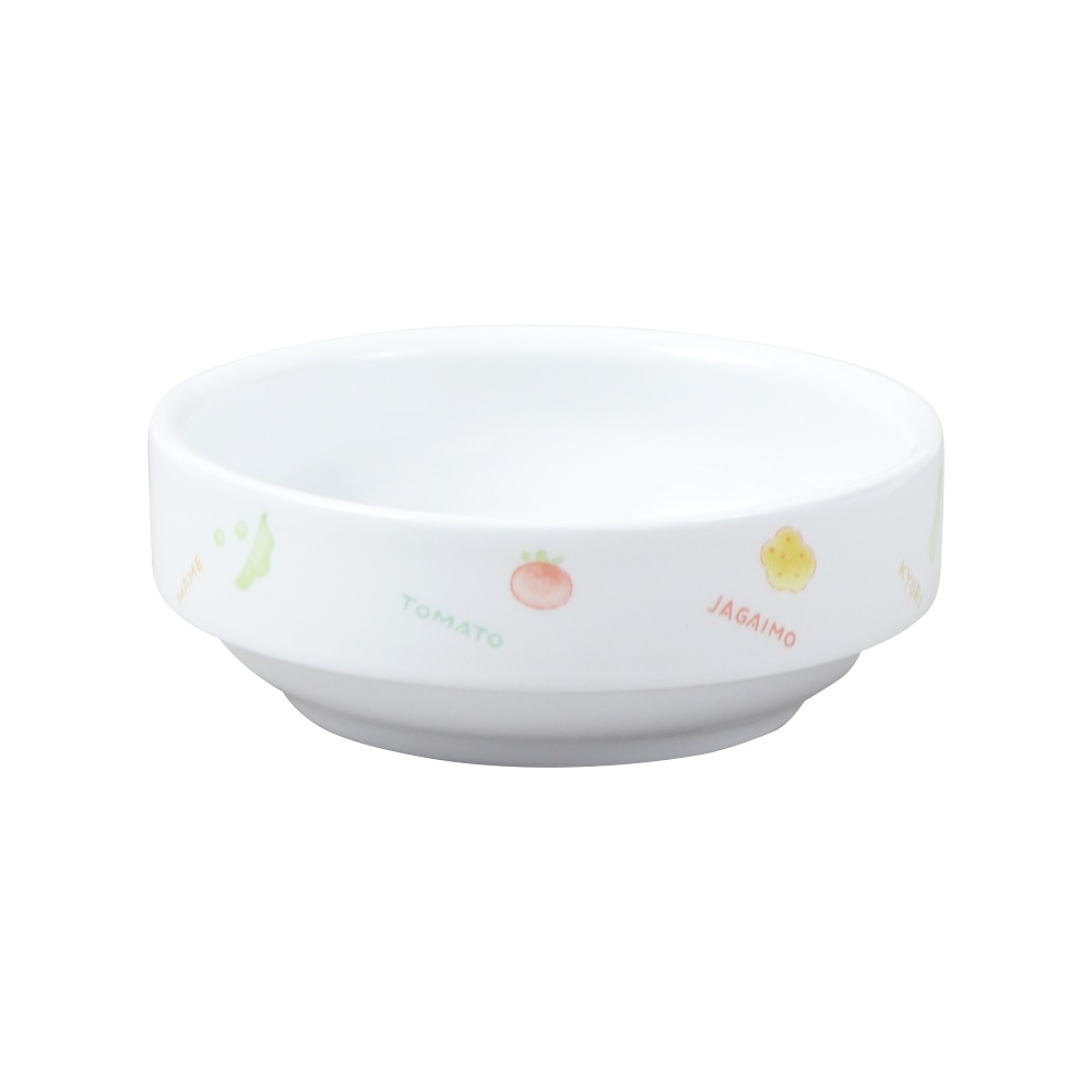 【11.5cm すくいやすい食器】 強化磁器 初めて陶器デビューするお子様のために