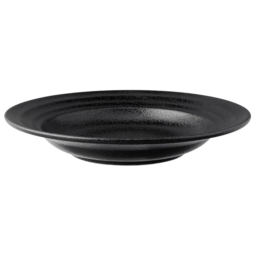 【YAMATSU STANDARD】25cm 大皿 メイン皿 ディナー皿 パスタ カレー 丸皿 プレート 皿 白 黒 ホワイト ブラック おしゃれ 収納 カフェ食器 シンプル 美濃焼 磁器 ポーセラーツ BPAフリー ギフト 業務用 軽い 日本製