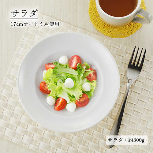 【YAMATSU STANDARD】【 スパツィオ 深皿 ホワイト 】 24cm 22cm 17cm 14cm 深皿