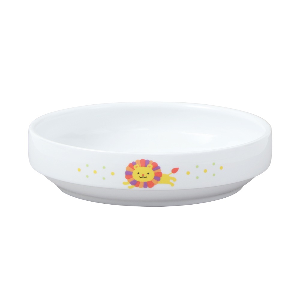 【17cm すくいやすい食器】 強化磁器 なめらかな返しですくいやすい食器