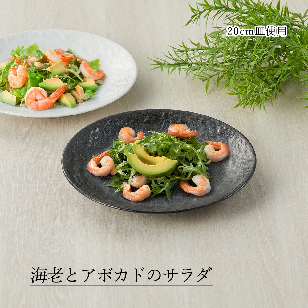 【YAMATSU STANDARD】【 ペトラSX 平皿 黒耀 】 27cm 25cm 22cm 20cm 17cm 15cm 13cm 皿