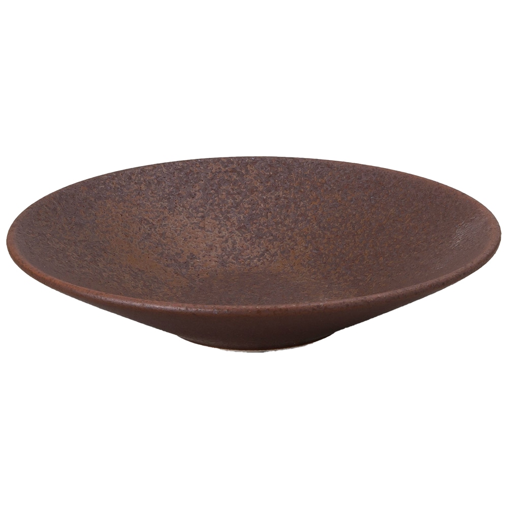 【YAMATSU STANDARD】17cm 深皿 小皿 取り皿 サラダ 丸皿 皿 白 茶 ホワイト ブラウン おしゃれ 収納 カフェ食器 シンプル 美濃焼 磁器 ポーセラーツ BPAフリー ギフト 業務用 軽い 日本製