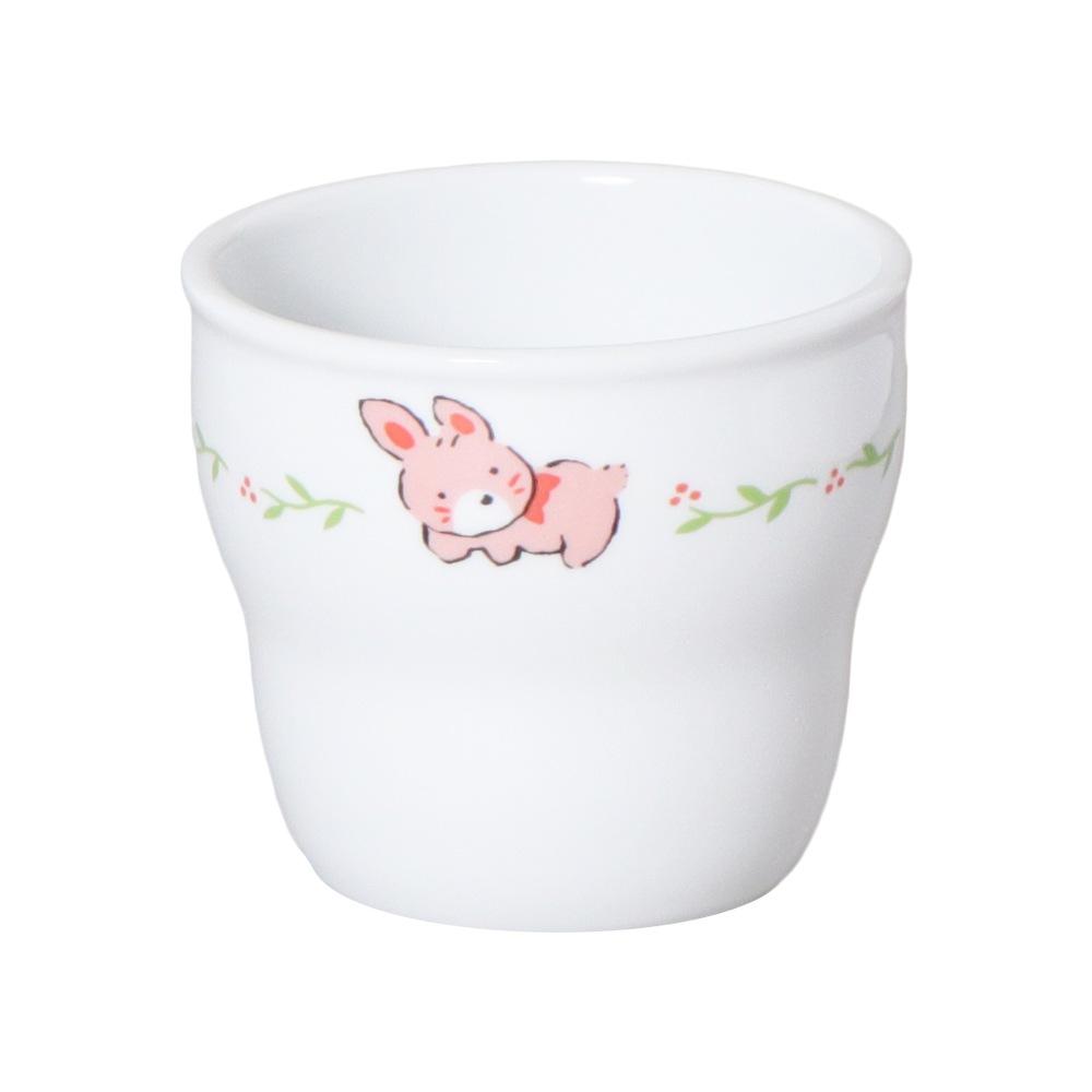 【強化磁器】くぼみがあって握りやすい 170cc 子ども用 コップ 