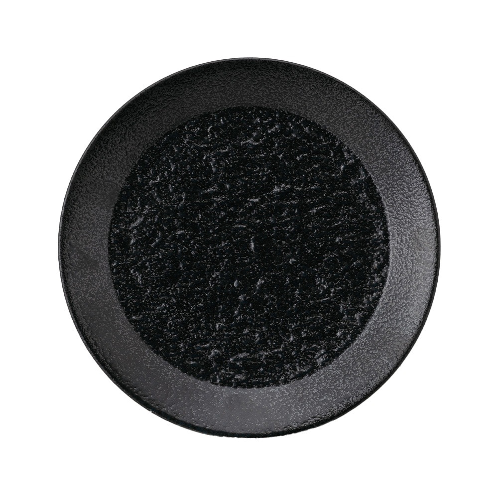 【YAMATSU STANDARD】26cm 大皿 メイン皿 ディナー皿 丸皿 プレート 皿 白 黒 ホワイト ブラック おしゃれ 収納 カフェ食器 シンプル 美濃焼 磁器 ポーセラーツ BPAフリー ギフト 業務用 軽い 日本製