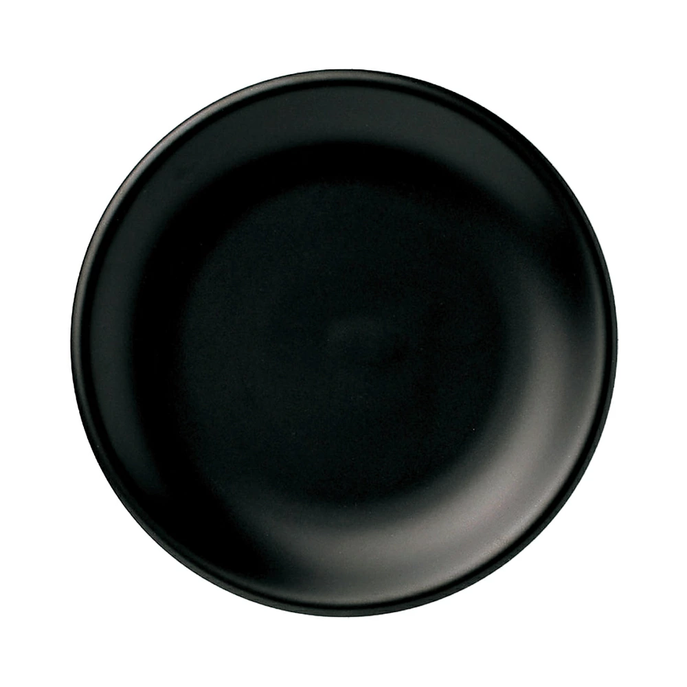 【YAMATSU STANDARD】【 アジアン 丸皿 黒マット 】 27cm 25cm 19cm 17cm 15cm 13cm 丸皿
