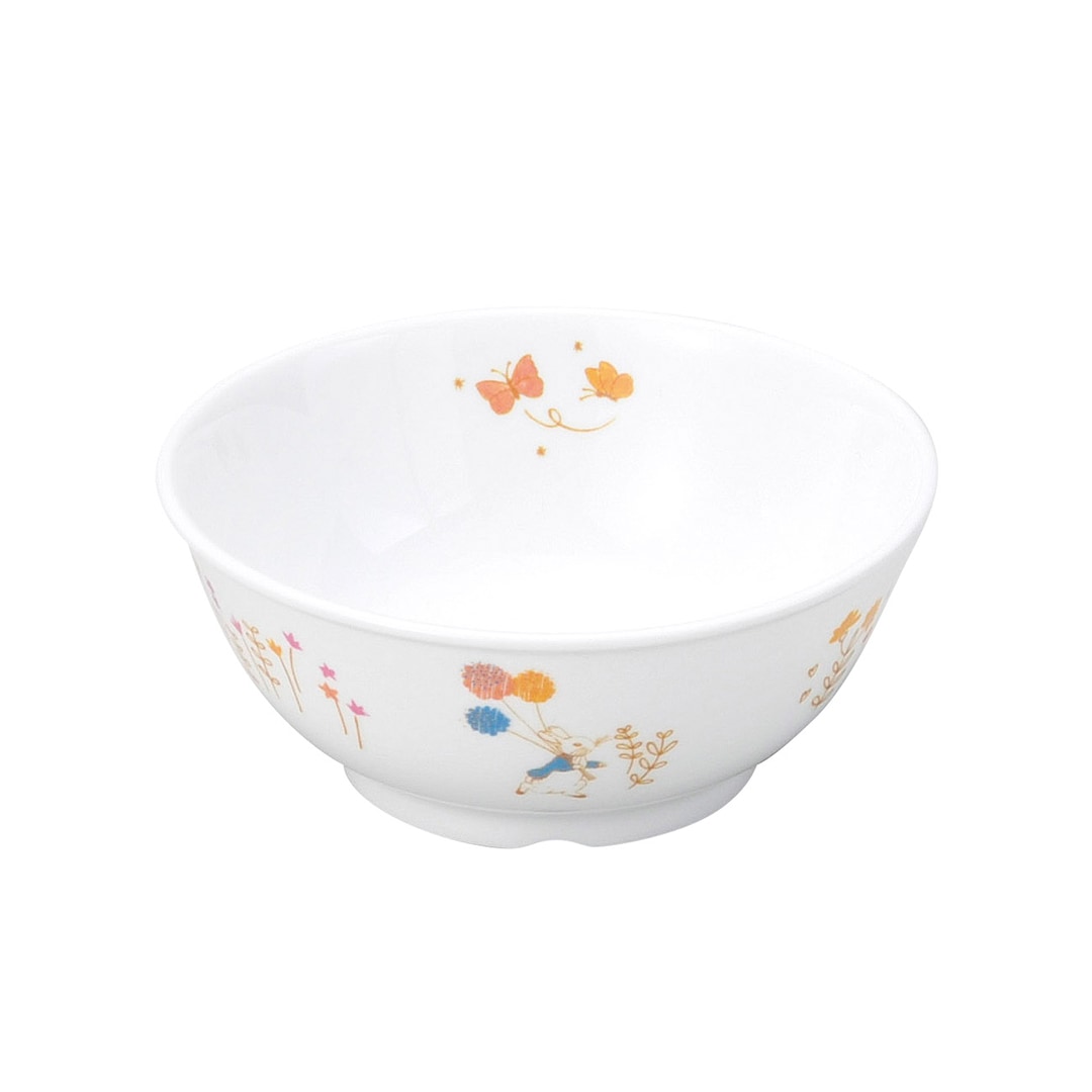 【強化磁器】ピーターラビット TM 11cm小さめごはん茶碗【クラシック・ドットガールズ・アドベンチャー】