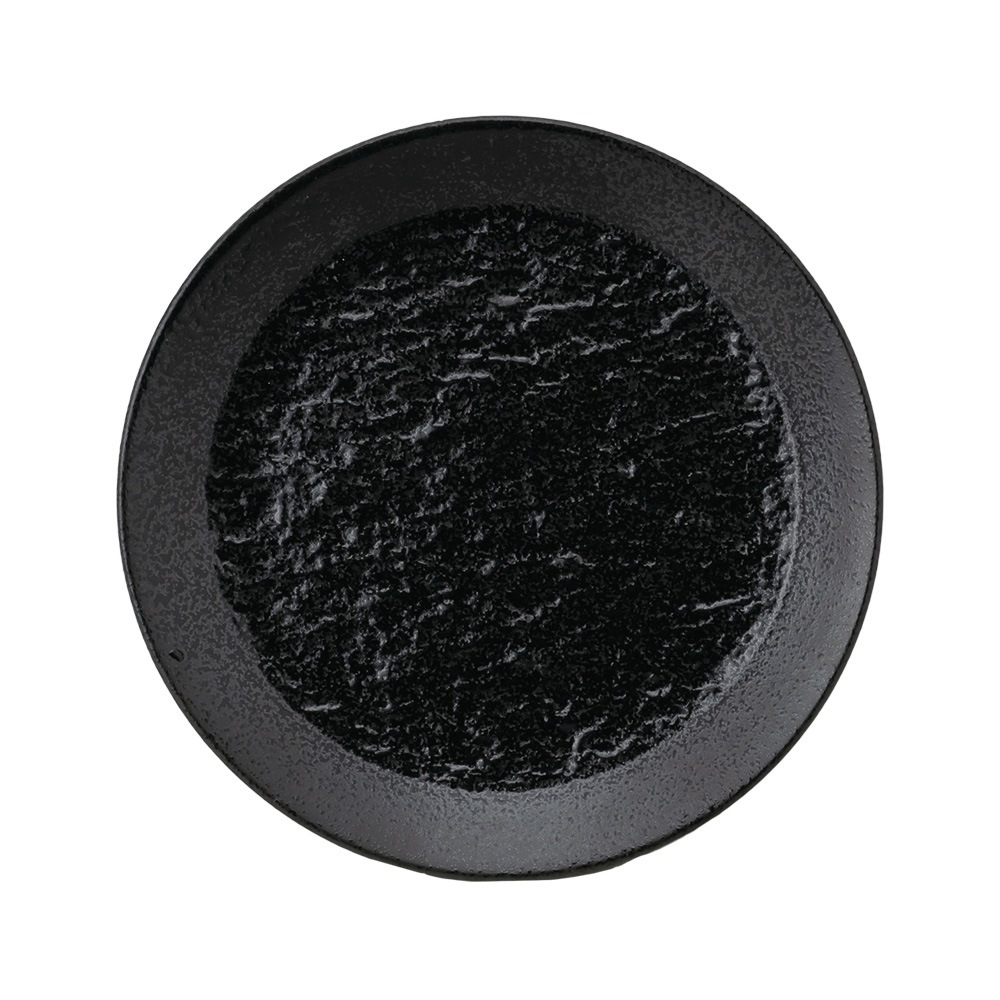 【YAMATSU STANDARD】19cm 中皿 平皿 取り皿 ミート皿 シンプル 丸皿 プレート 皿 白 黒 ホワイト ブラック おしゃれ 収納 カフェ食器 シンプル 美濃焼 磁器 ポーセラーツ BPAフリー ギフト 業務用 軽い 日本製