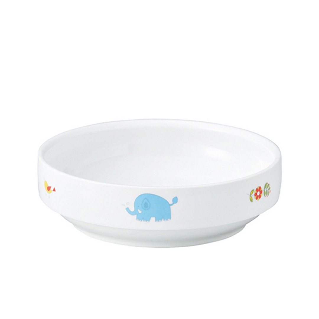 強化磁器 17cm すくいやすい食器【さふぁり】