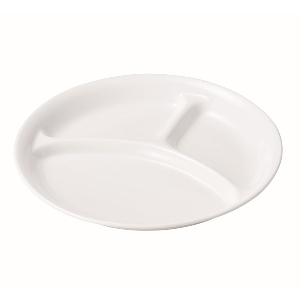 強化磁器 【26cm 3つ仕切り皿 】