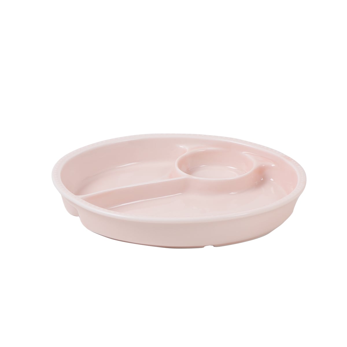 磁器 【楕円 ３つ仕切皿】