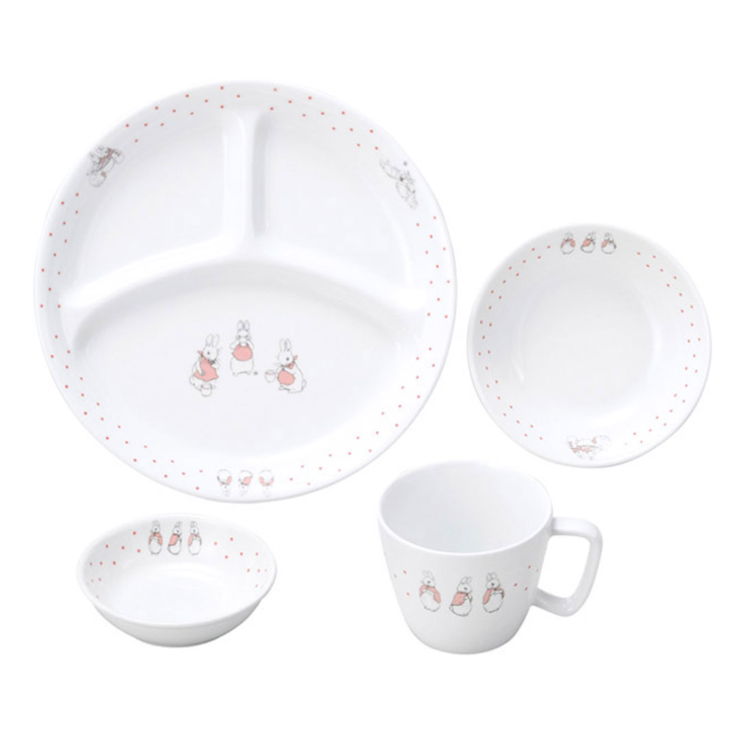 ピーターラビット TM  食器4点セット【簡易梱包】