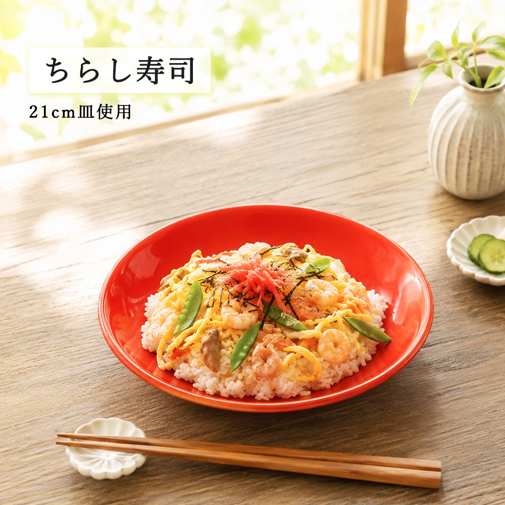 【YAMATSU STANDARD】【 ユーラシア 深皿 レッド 】 24cm 21cm 14cm 13cm 11cm 10cm 深皿