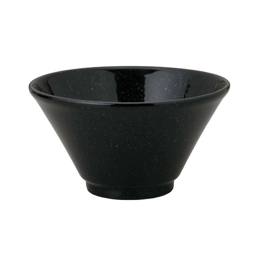 【YAMATSU STANDARD】【黒中華 切立深丼 黒御影】19cm 18cm 丼