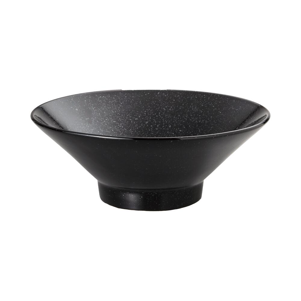 【YAMATSU STANDARD】【 黒中華 切立高台丼 黒御影 】 25cm 24cm 22cm 20cm 丼