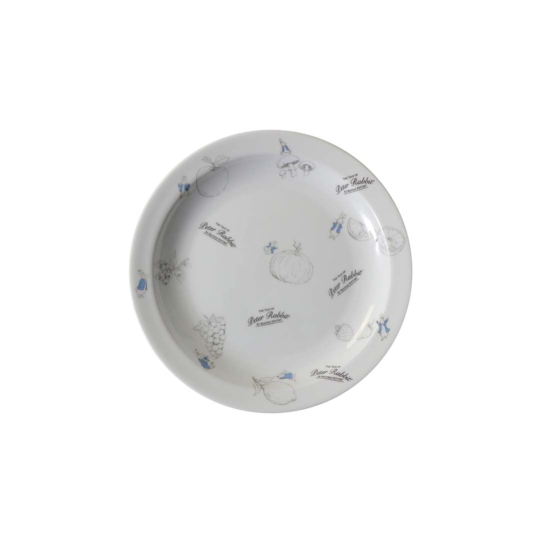 【強化磁器】ピーターラビット TM 16cm丸皿【Fruit&Veg】
