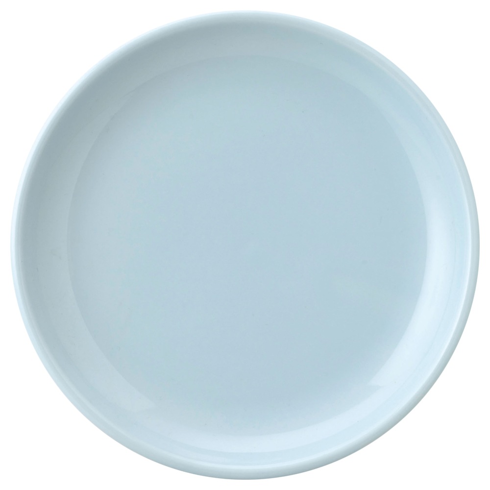 【YAMATSU STANDARD】21cm 中皿 ミート皿 盛りつけ ワンプレート 前菜皿 カレー パスタ シンプル 丸皿 プレート 皿 白 黒 青 ホワイト ブラック ライトブルー おしゃれ 収納 カフェ食器 シンプル 美濃焼 磁器 ポーセラーツ BPAフリー ギフト 業務用 軽い 日本製