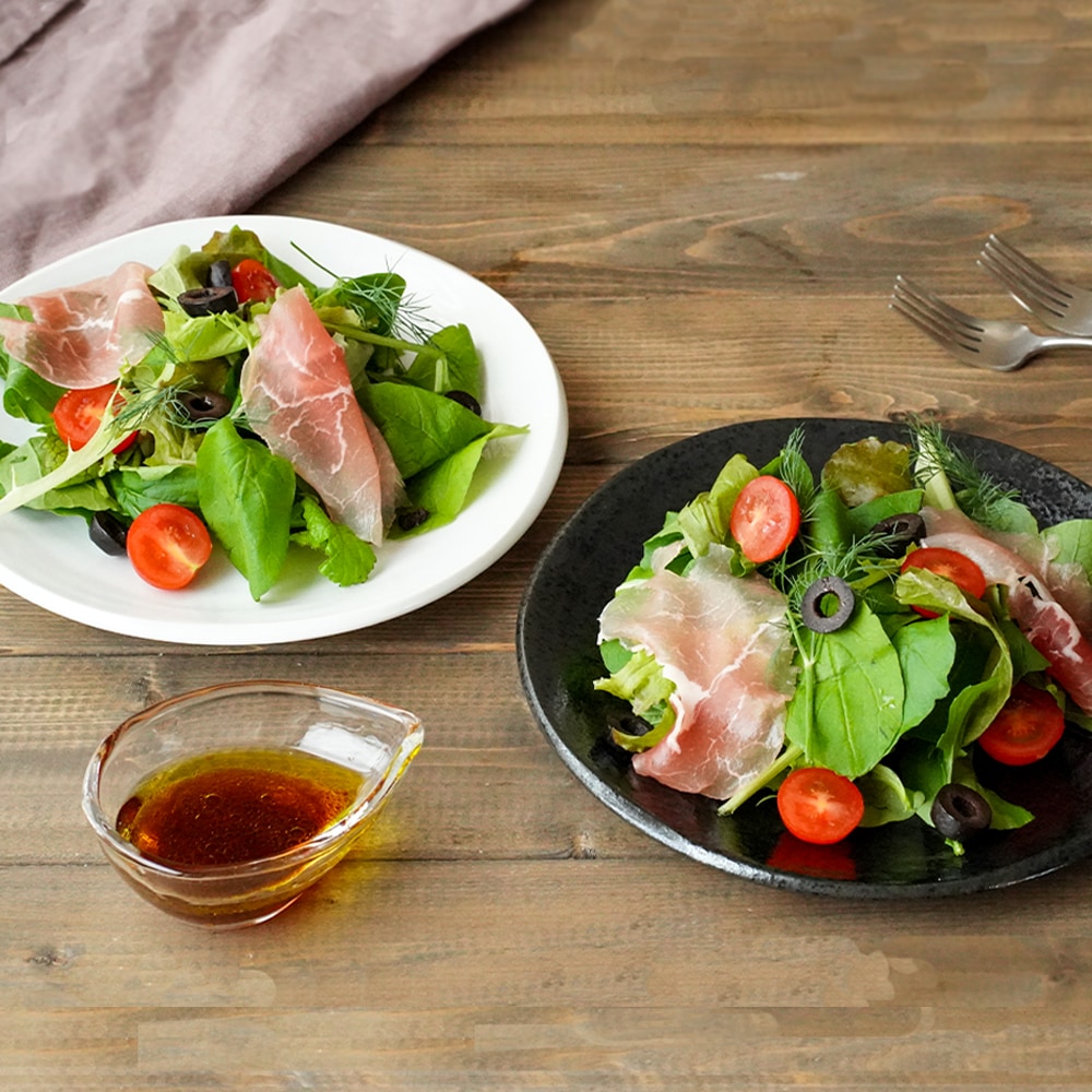 【YAMATSU STANDARD】21cm 中皿 取り皿 盛りつけ サラダ ワンプレート パン皿 ミート皿 カレー パスタ シンプル 丸皿 プレート 皿 白 黒 ホワイト ブラック おしゃれ 収納 カフェ食器 シンプル 美濃焼 磁器 ポーセラーツ BPAフリー ギフト 業務用 軽い 日本製