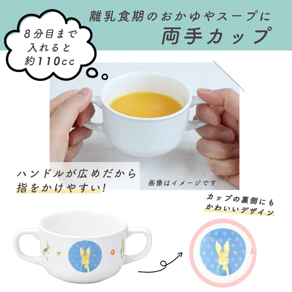 【簡易梱包】ピーターラビット TM  食器&スプーンフォークセット【クラシック】