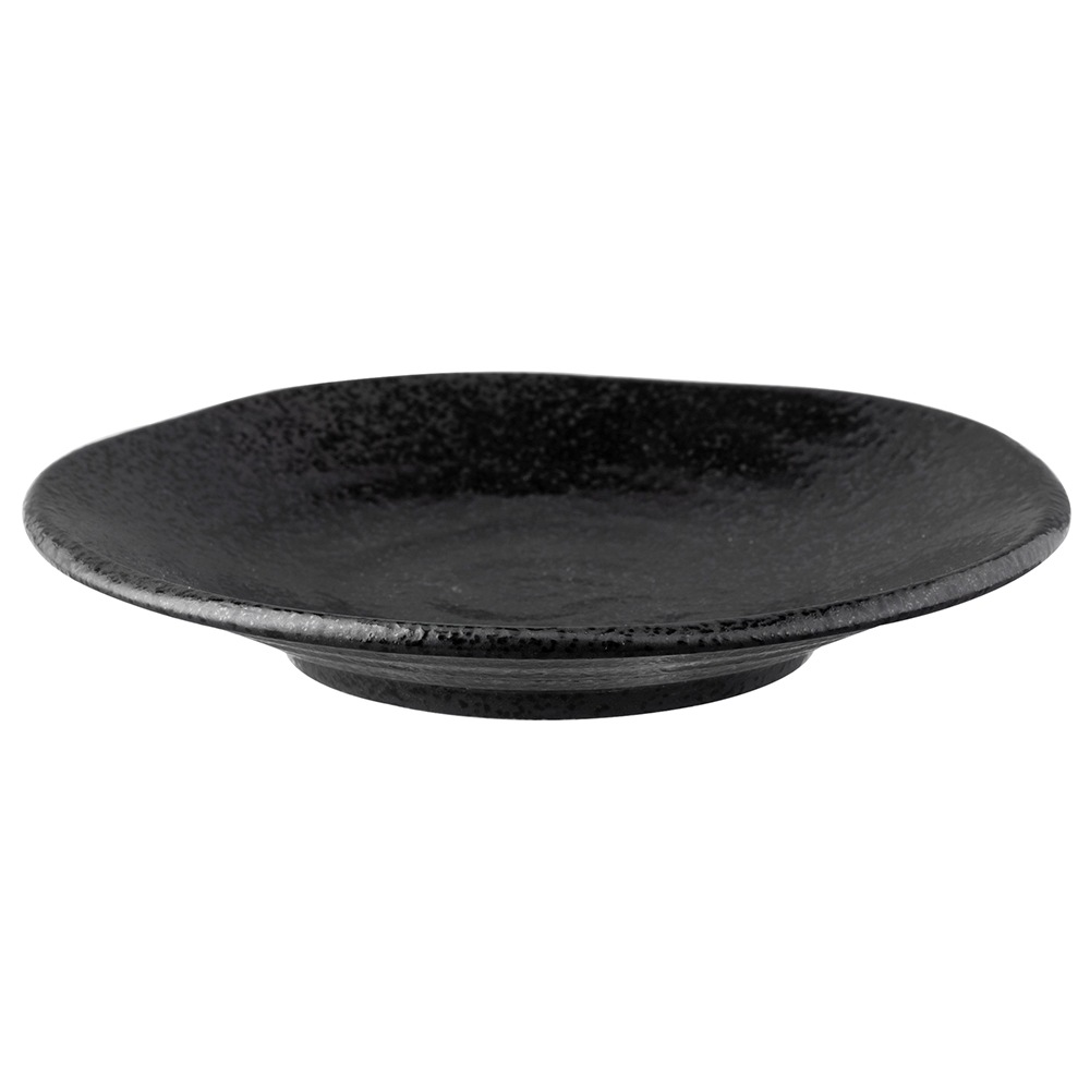 【YAMATSU STANDARD】14cm 小皿 副菜 取鉢 取り皿 おつまみ おやつ 丸皿 プレート 皿 白 黒 ホワイト ブラック おしゃれ 収納 カフェ食器 シンプル 美濃焼 磁器 ポーセラーツ BPAフリー ギフト 業務用 軽い 日本製