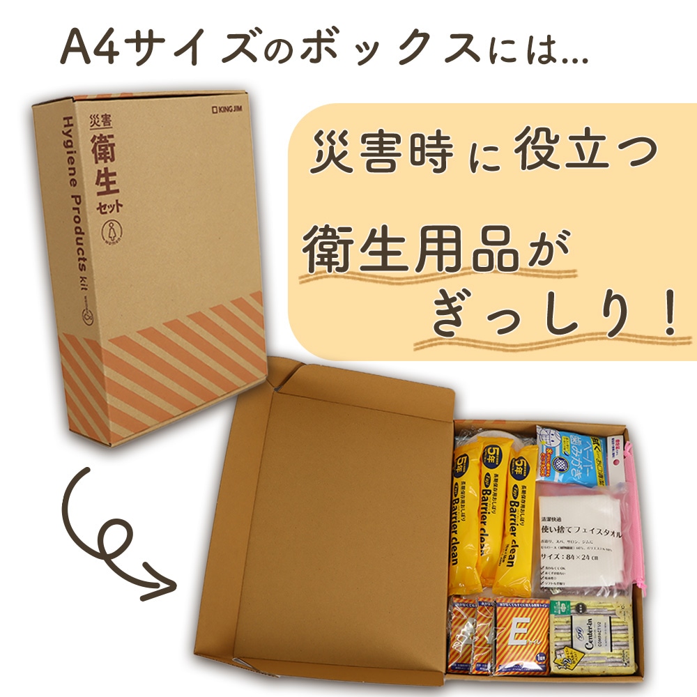 災害時も安心、衛生アイテム10点《災害衛生セット 女性用》防災セット 女性用 非常用持ち出し 災害対策 避難生活 清潔 地震対策 安心 ドライシャンプー 歯磨きシート 携帯用 からだ拭き 簡易トイレ フェイスタオル 不織布スリッパ 個包装 マスク ナプキン
