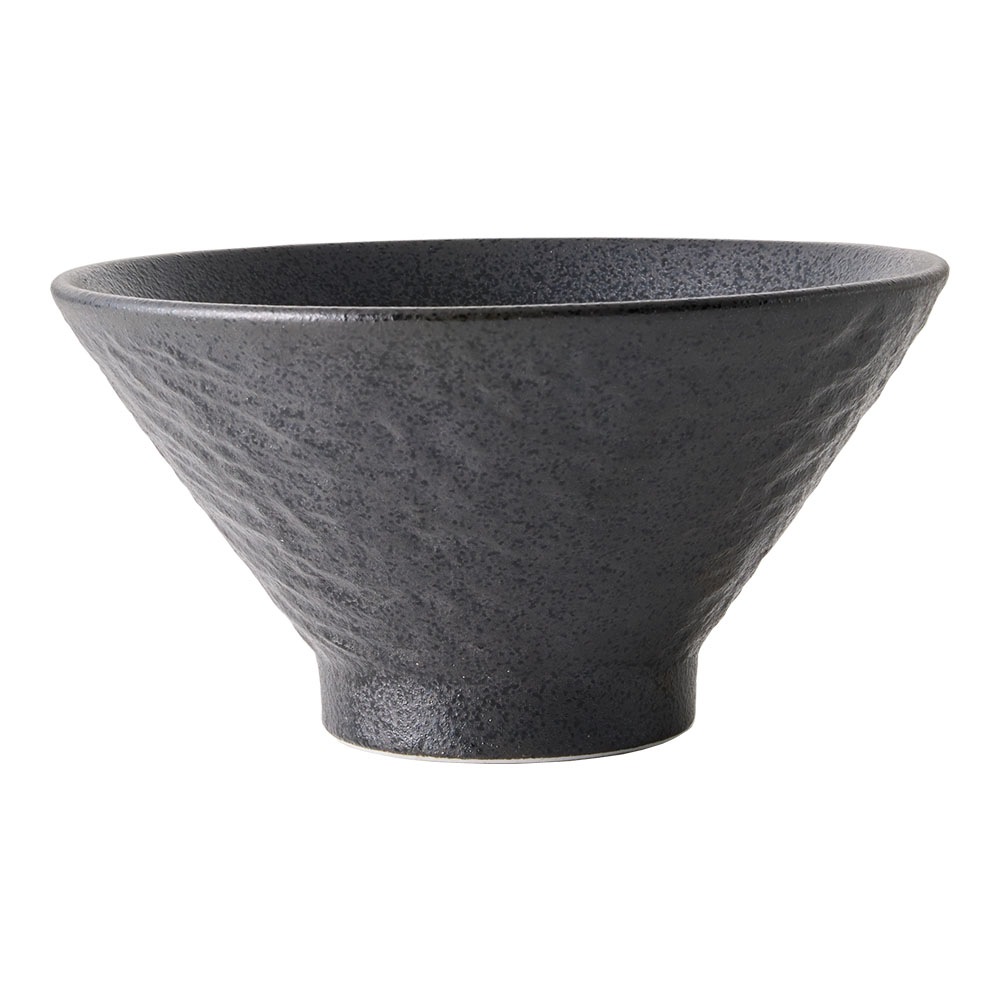【YAMATSU STANDARD】【 石目 高台深口丼 黒耀 】 19cm 18cm 16cm 15cm 14cm 12cm 丼