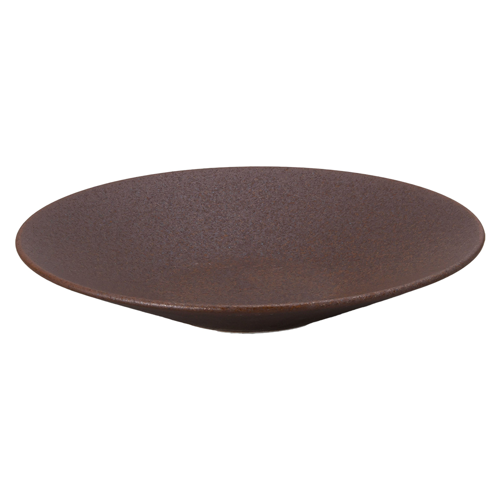 【YAMATSU STANDARD】【 水明 深皿 赤茶備前 】 27cm 25cm 22cm 17cm 14cm 11cm 皿