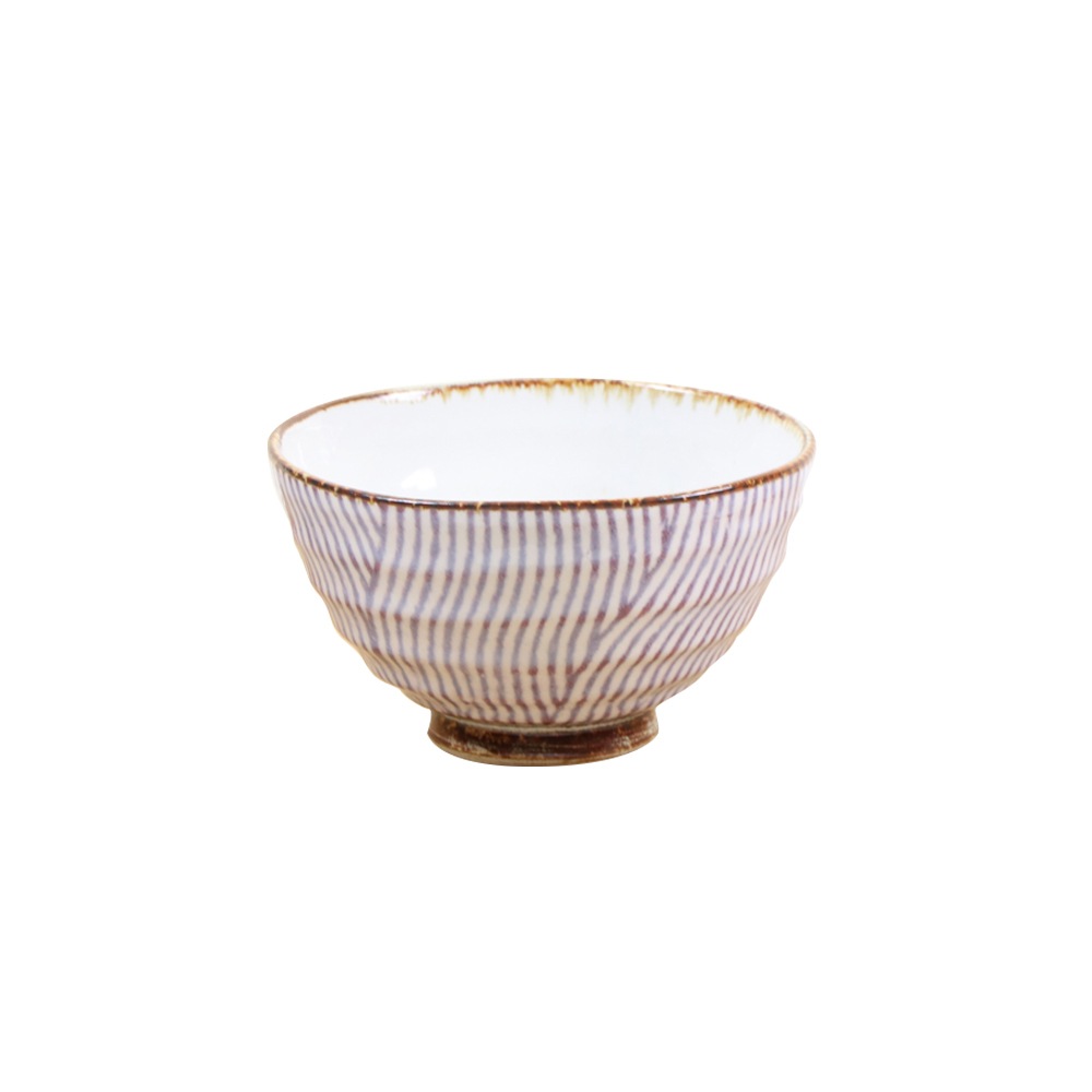 しましま模様のお茶碗