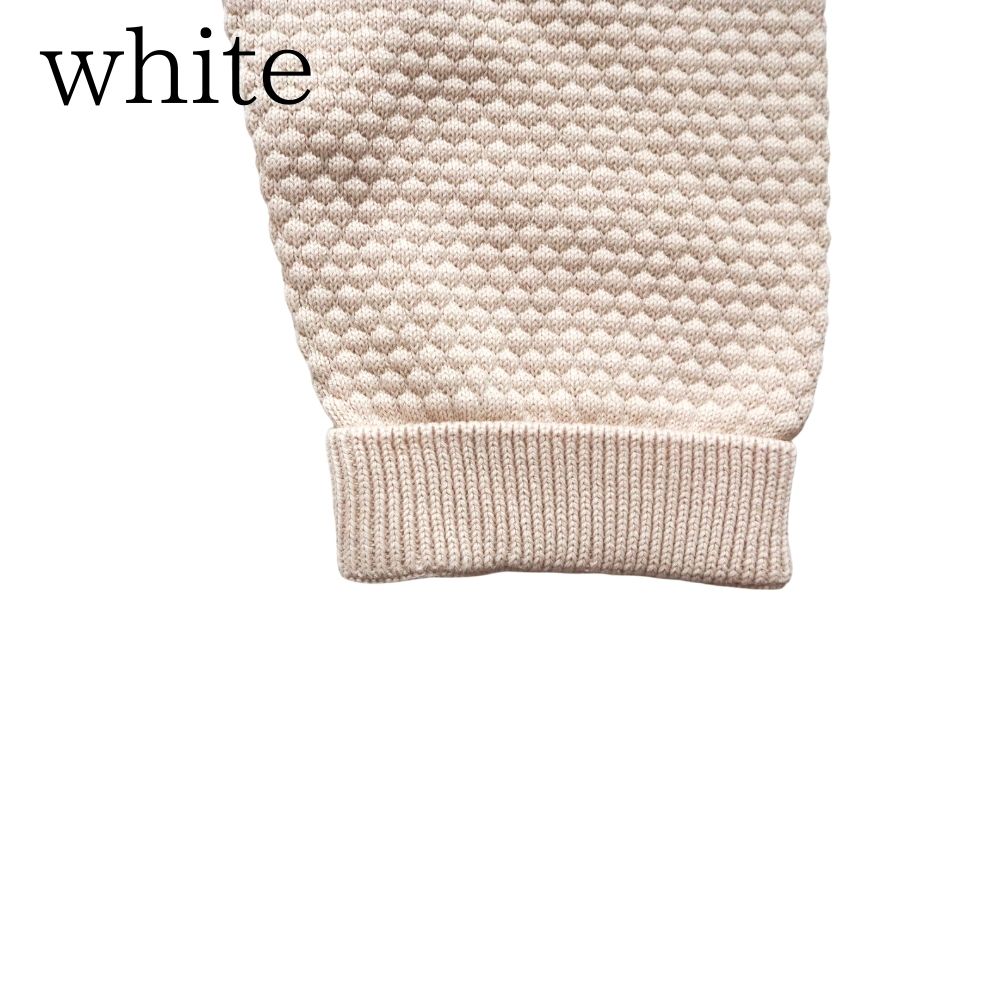 《在庫処分 半額》【0歳~4歳子ども服】オーガニックコットン使用 《Leoking》Sports car knit suits