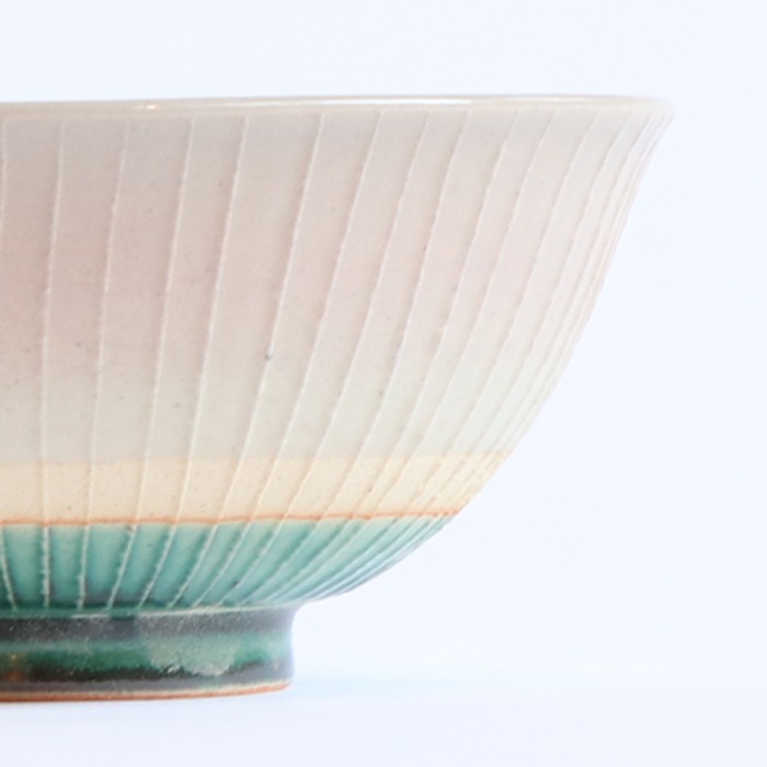 【12cm】クールでハンサムな陶器のごはん茶碗