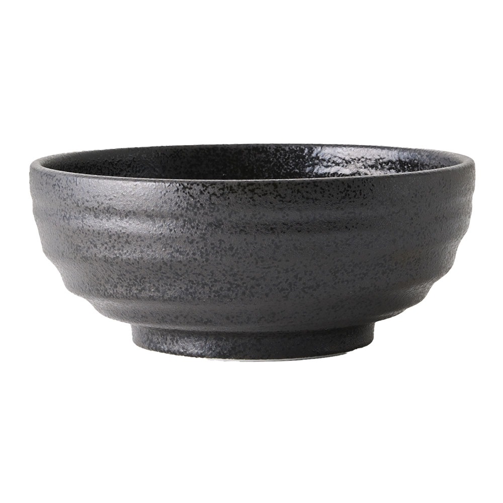 【YAMATSU STANDARD】【 鳴門 深鉢 黒耀 】 16cm 14cm 11cm 丼