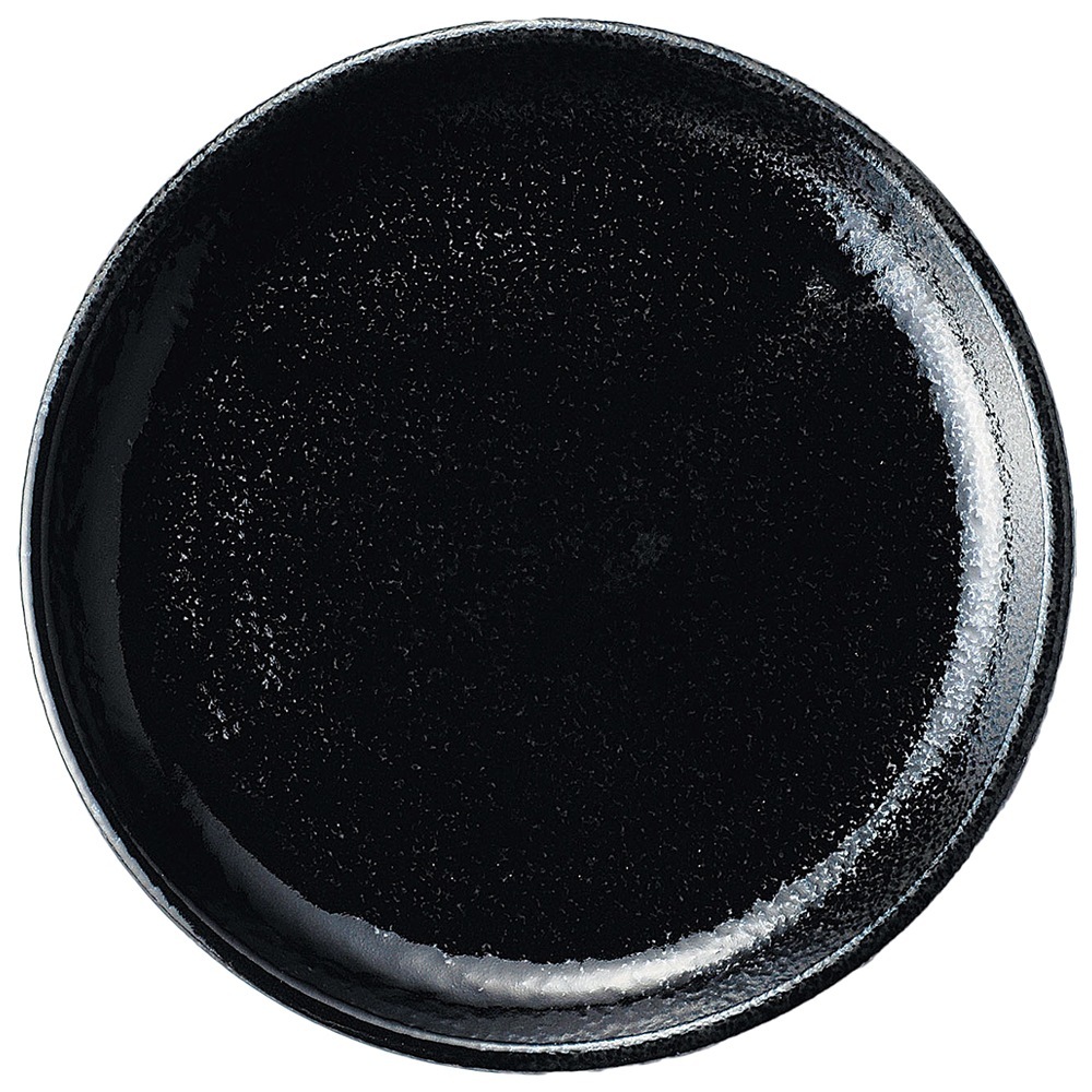 【YAMATSU STANDARD】24cm 中皿 メイン皿 取り皿 丸皿 プレート 皿 白 黒 ホワイト ブラック おしゃれ 収納 カフェ食器 シンプル 美濃焼 磁器 ポーセラーツ BPAフリー ギフト 業務用 軽い 日本製