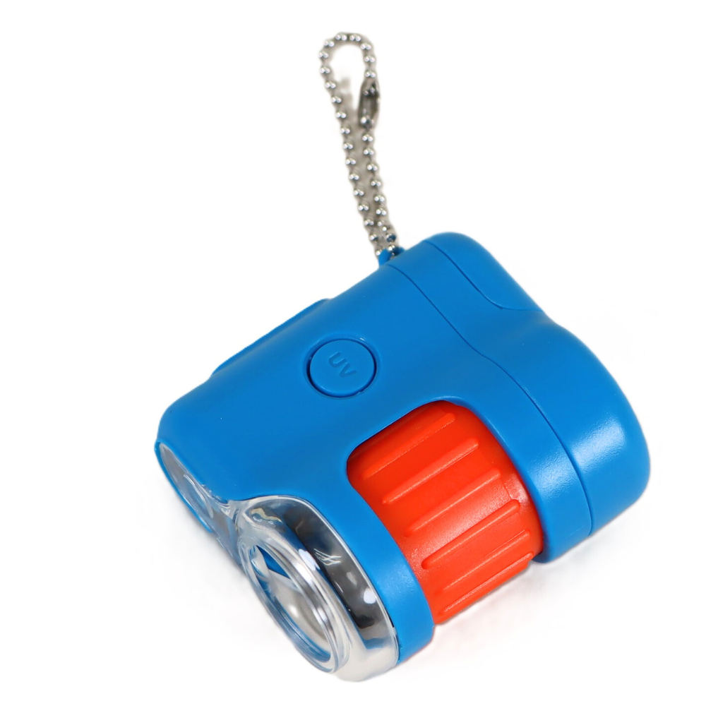 本格的なミクロの世界を体験できる！《ハンディ顕微鏡petit》持ち運び ポータブル コンパクト 携帯用 拡大観察 20倍拡大 スマホ撮影対応 観察 夏休み 冬休み 自由研究 子供用 小学生 中学生 高校生 理科 科学玩具 UVライト機能 簡単操作 進学祝い