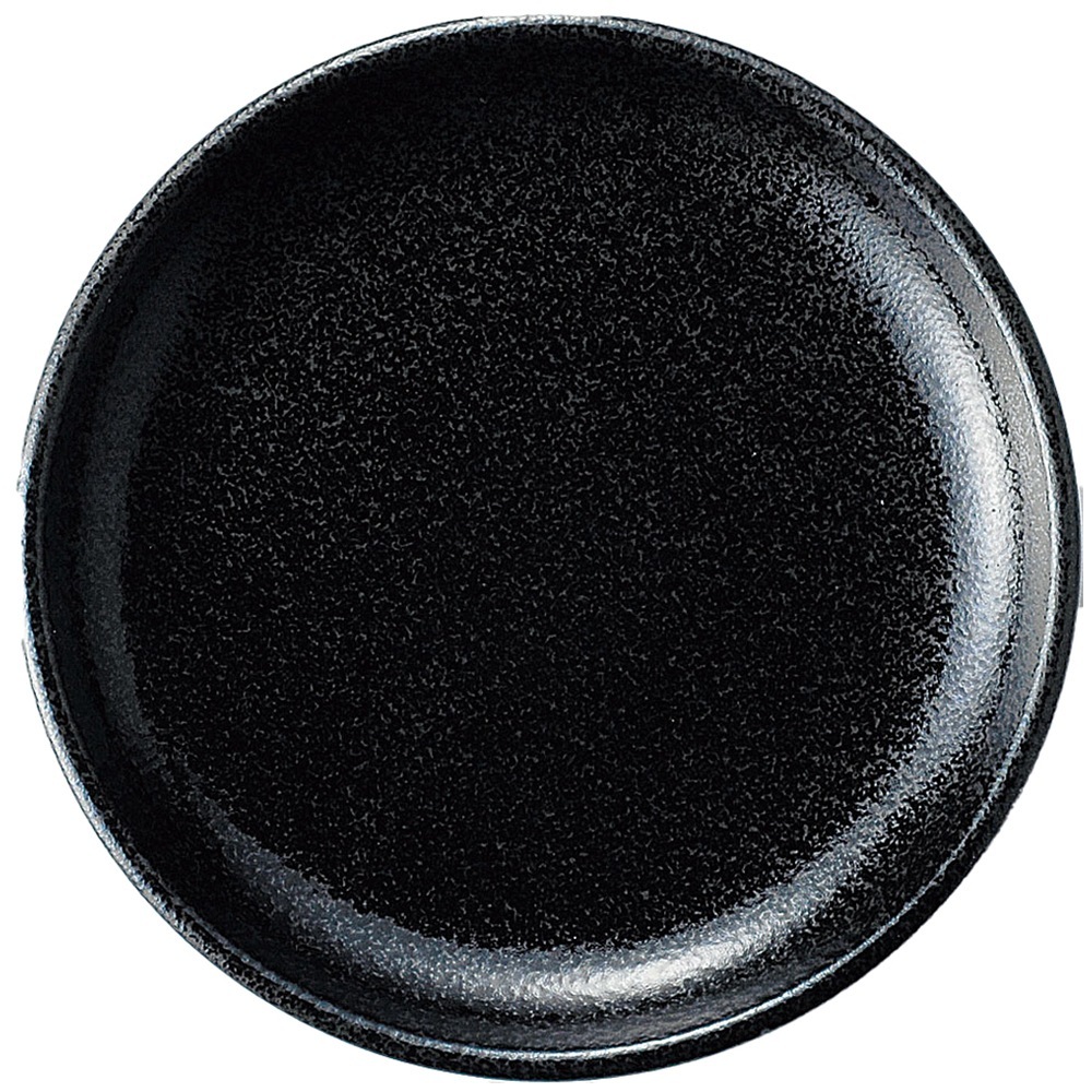 【YAMATSU STANDARD】19cm 中皿 サラダ ケーキ シンプル 丸皿 プレート 皿 白 黒 ホワイト ブラック おしゃれ 収納 カフェ食器 シンプル 美濃焼 磁器 ポーセラーツ BPAフリー ギフト 業務用 軽い 日本製