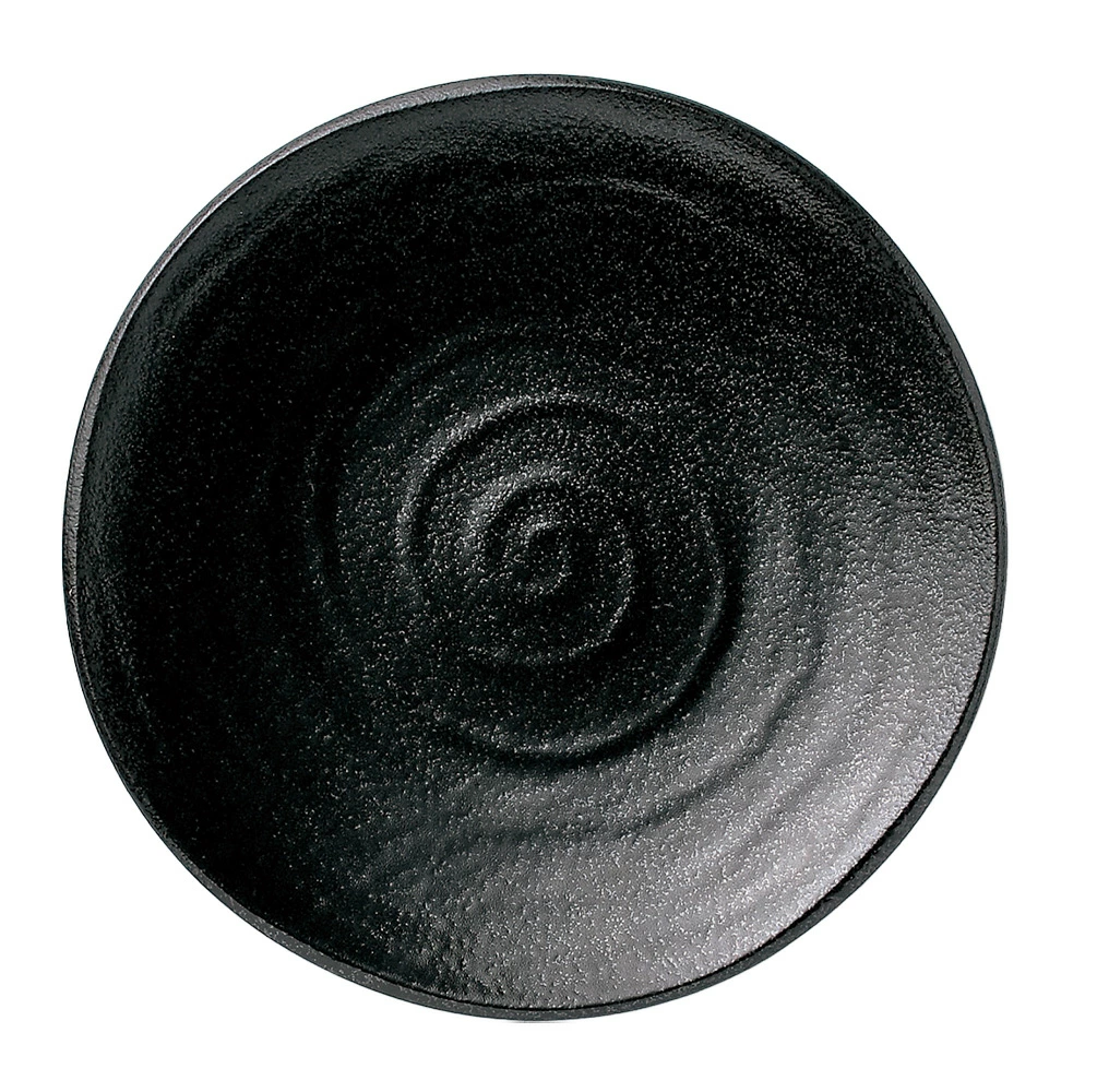 【YAMATSU STANDARD】【 鳴門 丸皿 黒耀 】 28cm 25cm 21cm 16cm 14cm 10cm 9cm 大皿