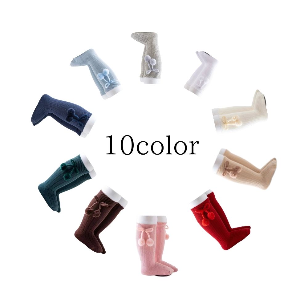 【 ０歳～3歳靴下 】カラバリ豊富！pompom socks　ポンポンソックス