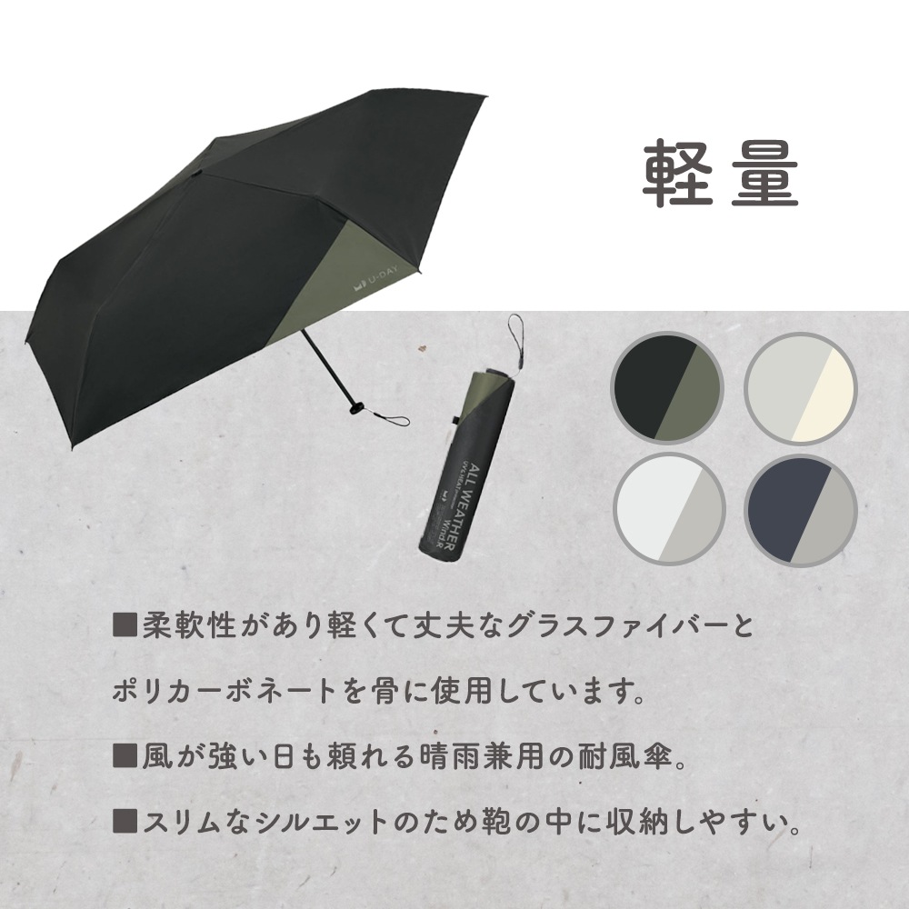 晴雨兼用傘ウィンドレジスタンスバイカラー 日傘 カーボン 軽量 折りたたみ傘 遮光 UV UVカット 紫外線 コンパクト 傘 日焼け対策 紫外線カット 梅雨 オシャレ かわいい プレゼント 軽量 シンプル 無地 カラフル ホワイト グレー ネイビー ブラック 耐風傘 スリム