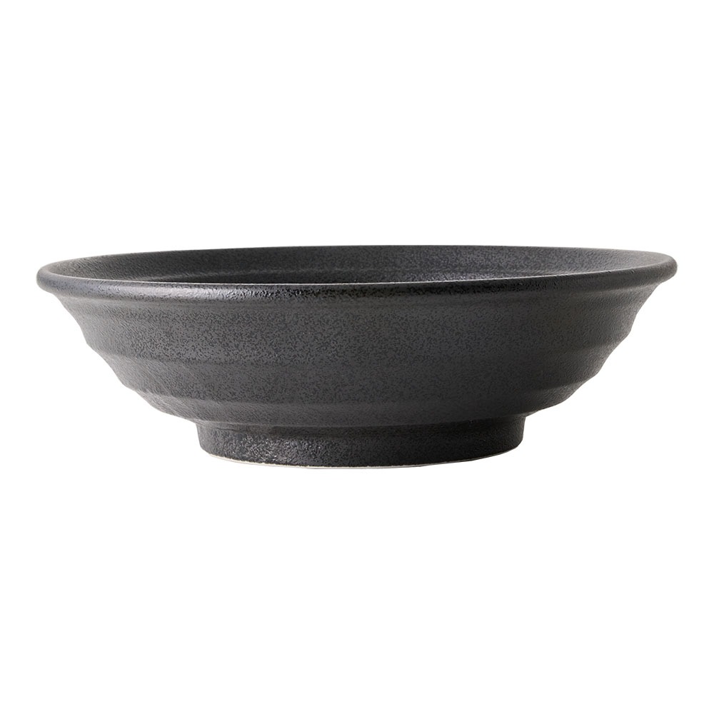 【YAMATSU STANDARD】【 鳴門 麺鉢 黒耀 】 24cm 23cm 丼