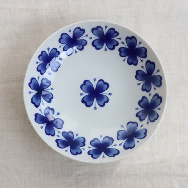 【在庫限り】【Lサイズ　プレート　2枚セット】磁器 21.5cm