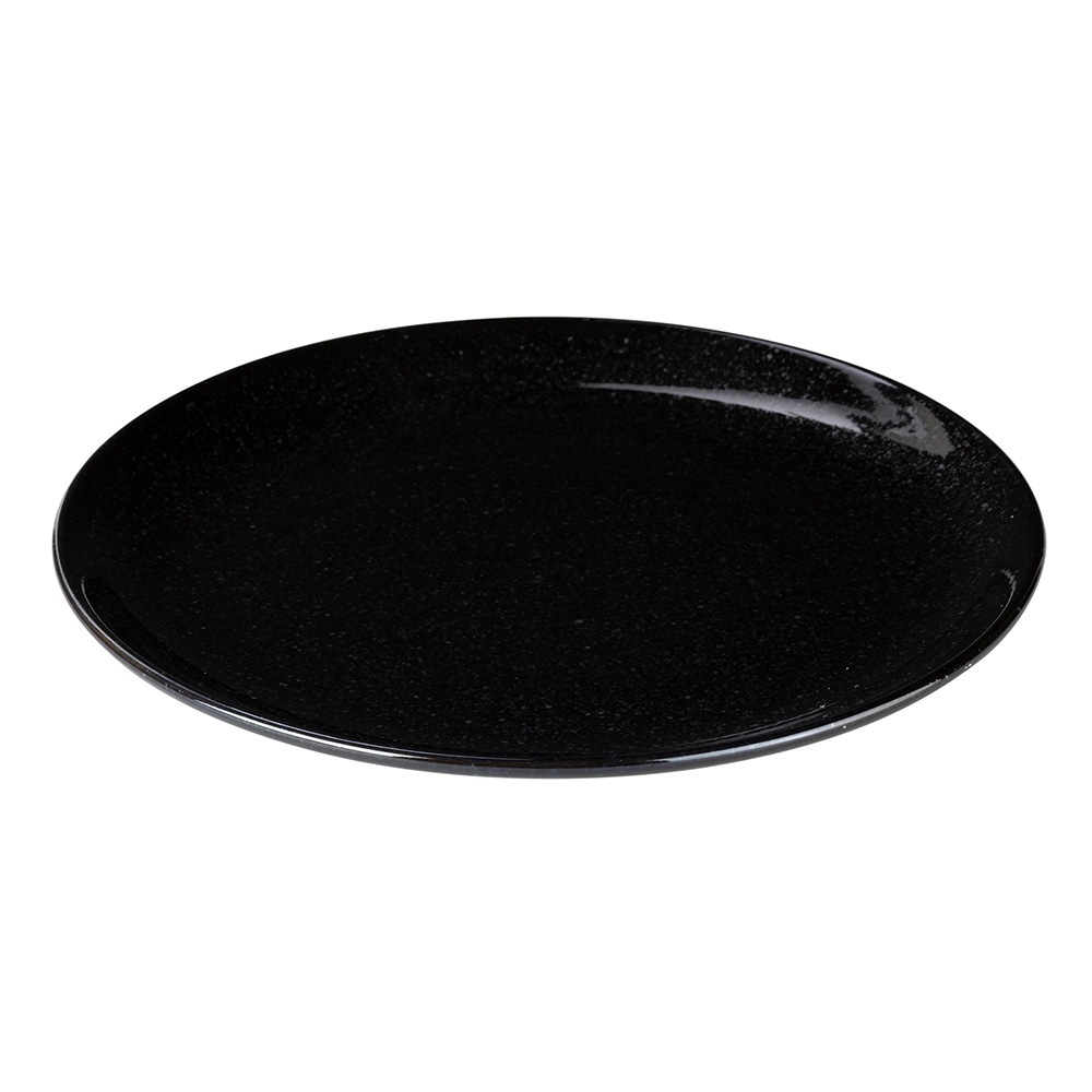 【YAMATSU STANDARD】26cm 大皿 メイン皿 ディナー皿 丸皿 プレート 皿 白 黒 ホワイト ブラック おしゃれ 収納 カフェ食器 シンプル 美濃焼 磁器 ポーセラーツ BPAフリー ギフト 業務用 軽い 日本製