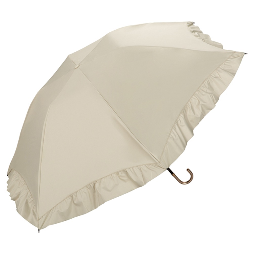 晴雨兼用傘 ドリームパラソルフリル 折りたたみ傘 遮光 UV UVカット 紫外線 コンパクト 傘 日焼け対策 紫外線カット 梅雨 オシャレ かわいい プレゼント 軽量 シンプル 無地 カラフル ブラック ホワイト ブルー ピンク 大きめサイズ