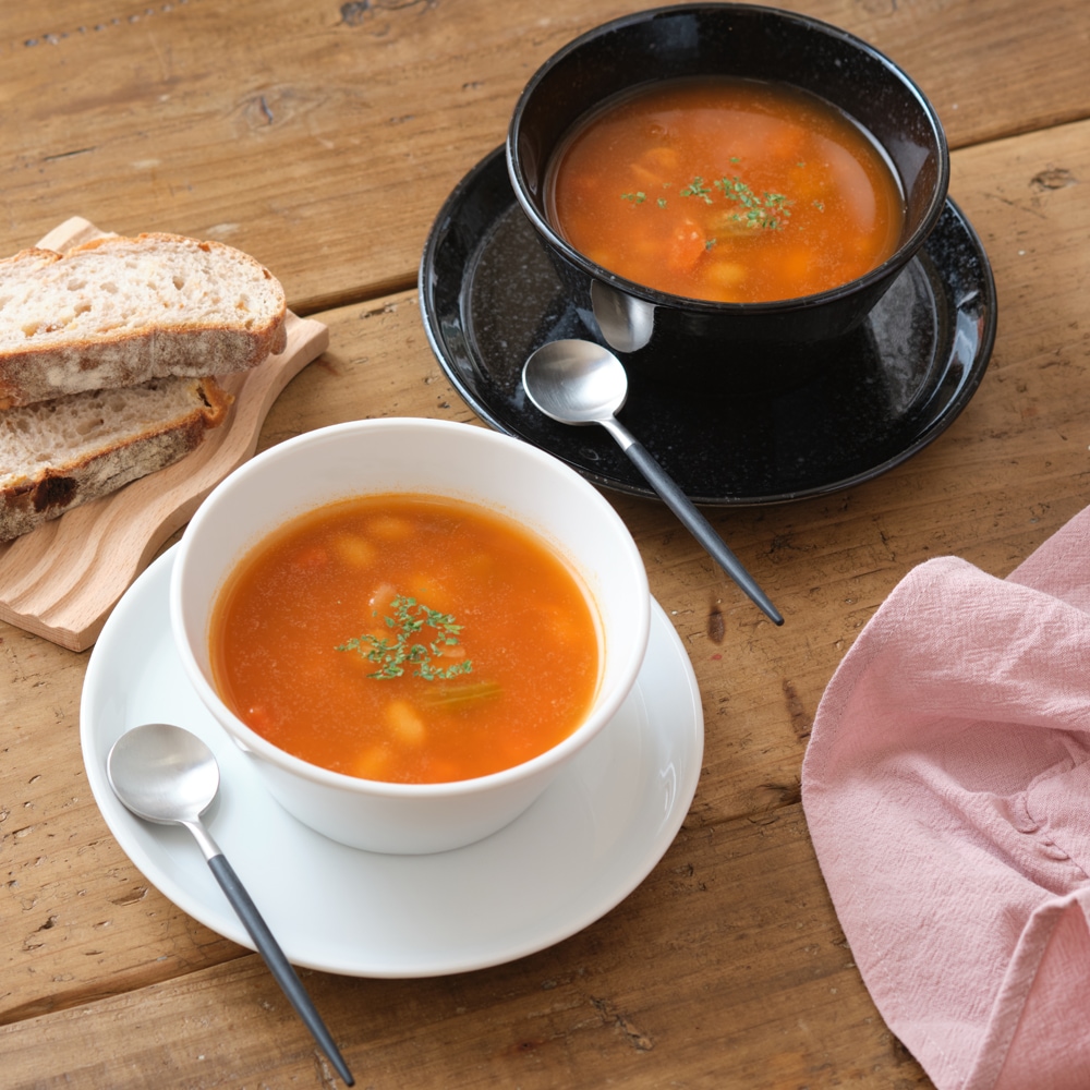 【YAMATSU STANDARD】12cm ボウル 小鉢 副菜 取鉢 どんぶり おやつ 丸皿 プレート 皿 白 黒 ホワイト ブラック おしゃれ 収納 カフェ食器 シンプル 美濃焼 磁器 ポーセラーツ BPAフリー ギフト 業務用 軽い 日本製