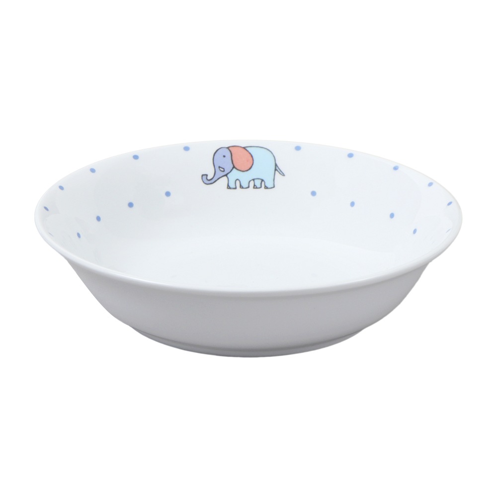 【16cmカレー皿】強化磁器 小学校低学年まで使える！