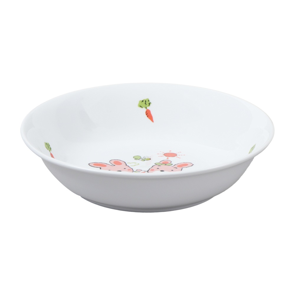 【16cmカレー皿】強化磁器 小学校低学年まで使える！