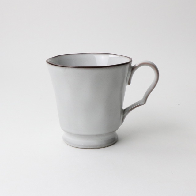 磁器 290cc マグカップ グレー
