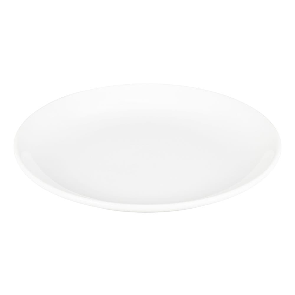 【YAMATSU STANDARD】19cm 中皿 ミート皿 ワンプレート カレー パスタ シンプル 丸皿 プレート 皿 白 黒 ホワイト ブラック おしゃれ 収納 カフェ食器 シンプル 美濃焼 磁器 ポーセラーツ BPAフリー ギフト 業務用 軽い 日本製