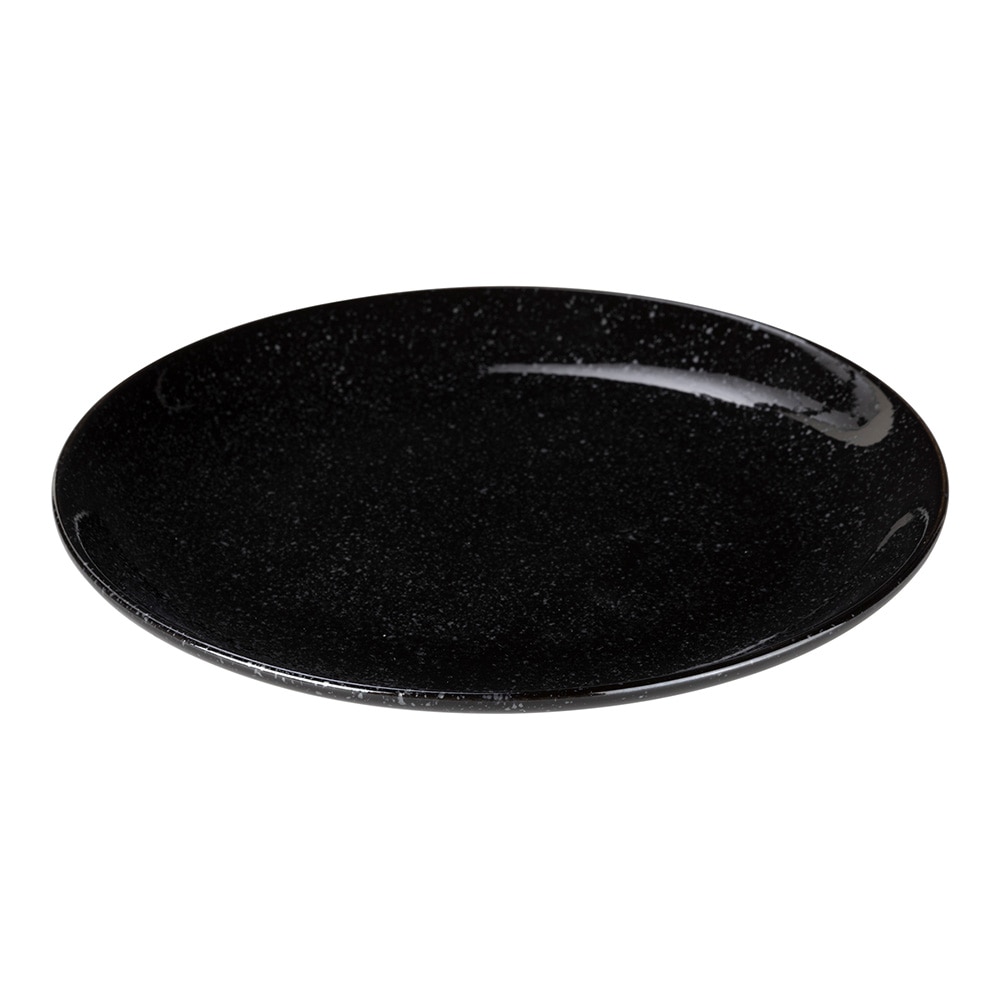 【YAMATSU STANDARD】19cm 中皿 ミート皿 ワンプレート カレー パスタ シンプル 丸皿 プレート 皿 白 黒 ホワイト ブラック おしゃれ 収納 カフェ食器 シンプル 美濃焼 磁器 ポーセラーツ BPAフリー ギフト 業務用 軽い 日本製